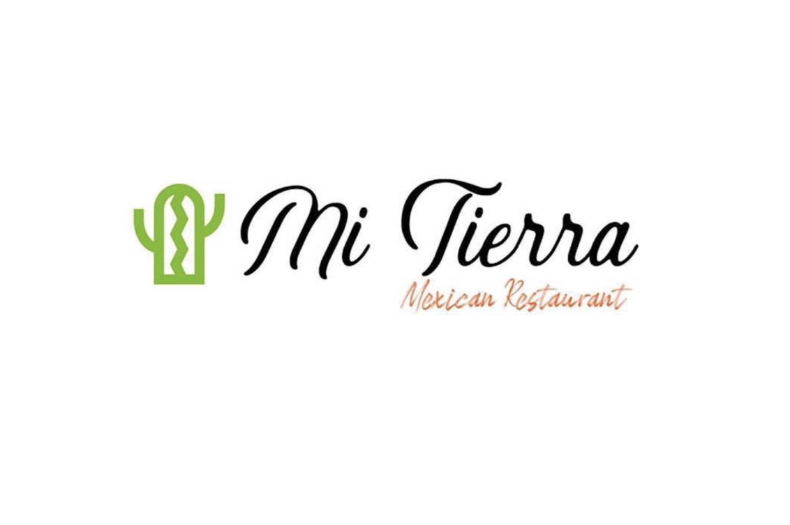 Mi Tierra Mexican Restaurant logo with green cactus graphic
